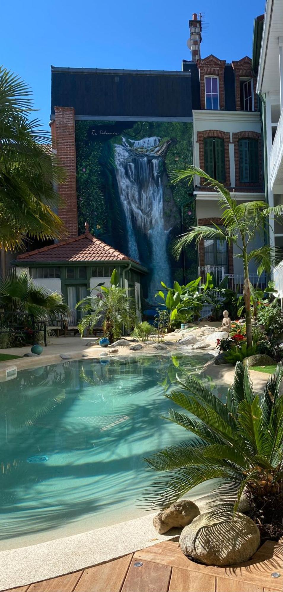 Ferienwohnung Appt Ambiance Boheme 2 Ch Piscine Lagon Tarbes Exterior foto